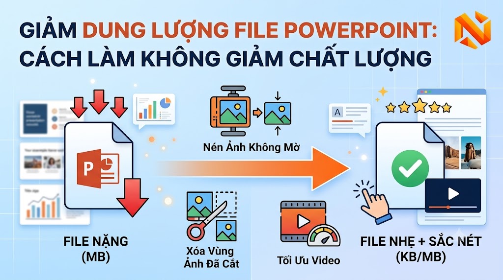 Giảm Dung Lượng File PowerPoint