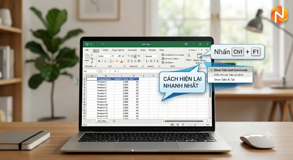 Mất Thanh Công Cụ Trong Excel