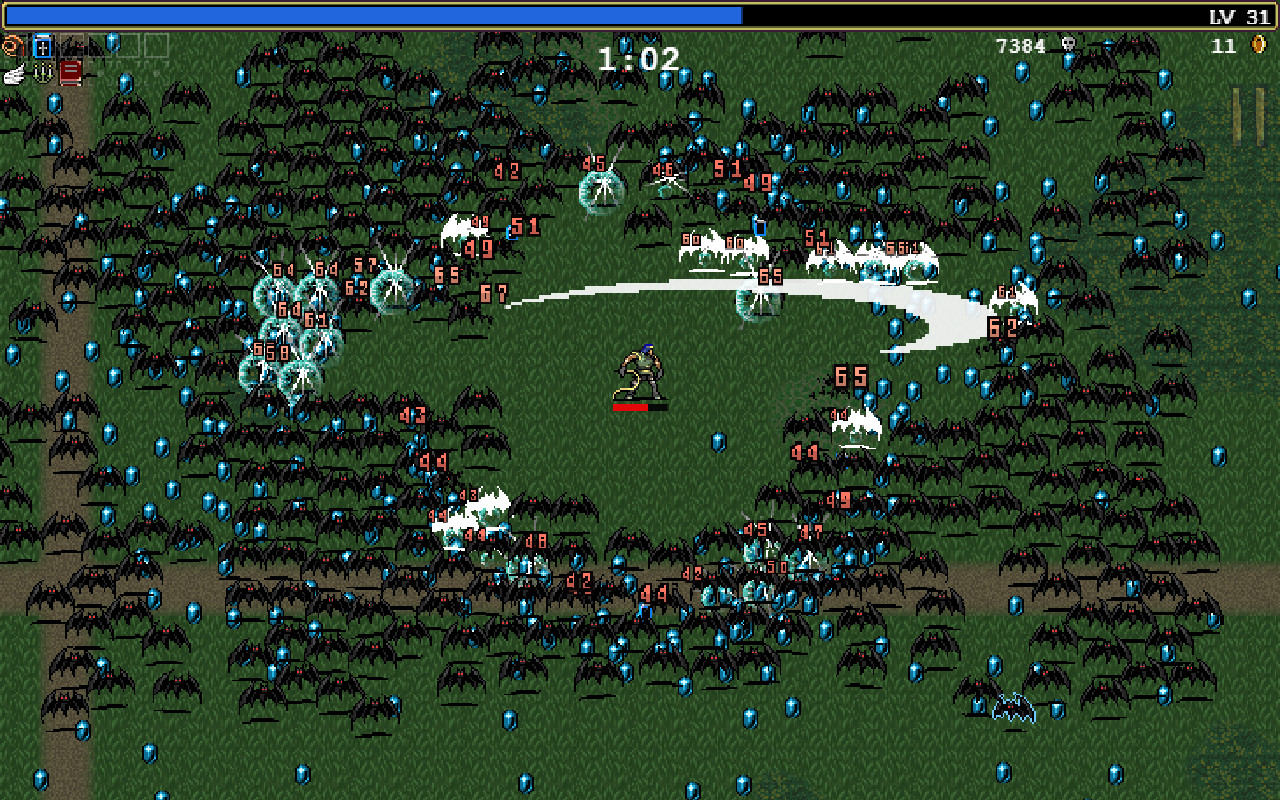 Vampire Survivors game play