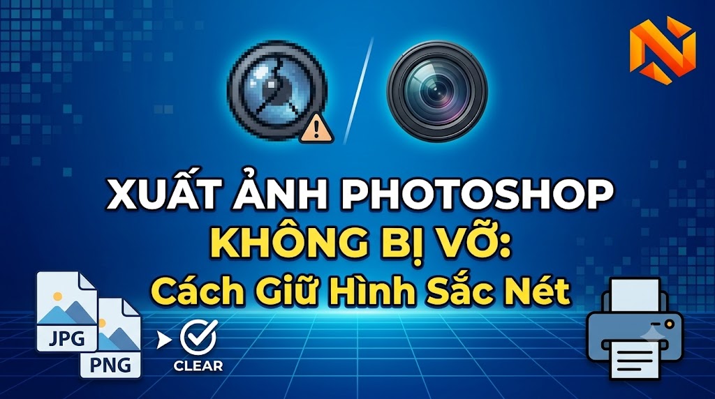 Xuất Ảnh Photoshop Không Bị Vỡ
