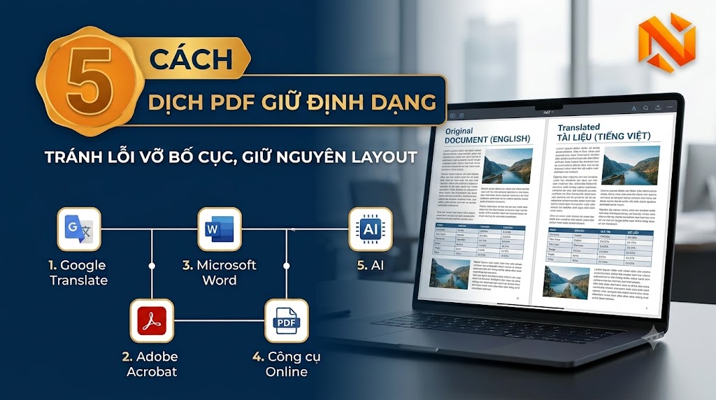 Dịch File PDF Giữ Nguyên Định Dạng