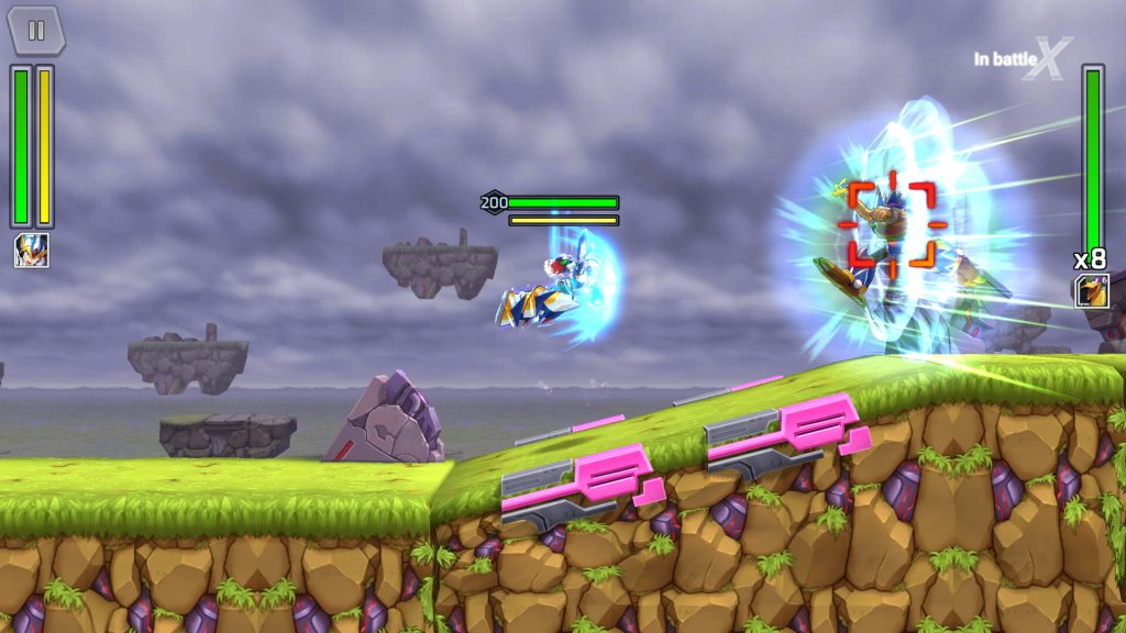 Gameplay Mega Man x Dive