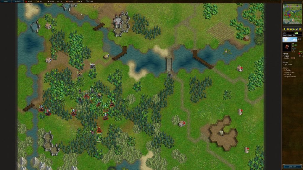 The Battle for Wesnoth gameplay