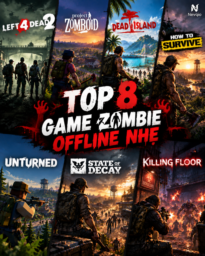 Game Zombie Offline Nhẹ Cho PC