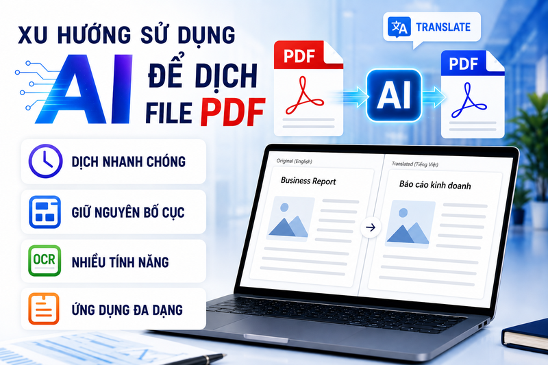 Kết hợp AI với công cụ chỉnh sửa PDF