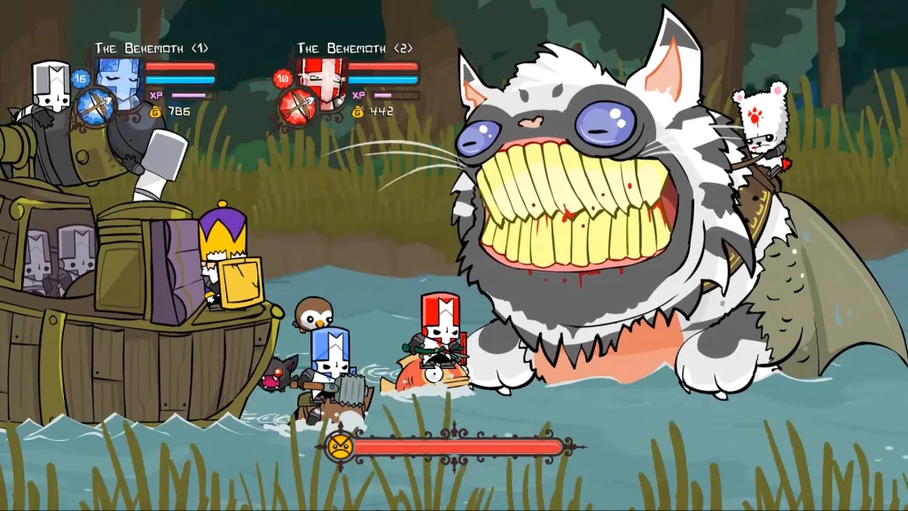 castle crashers vs boss