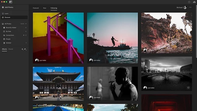 Lightroom PC giao diẹn