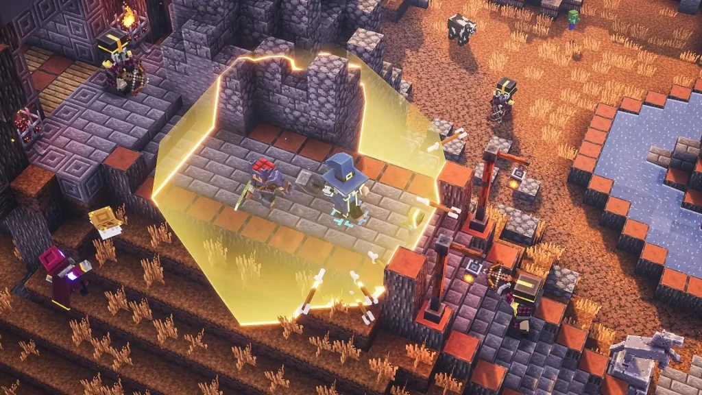 Minecraft Dungeons gameplay